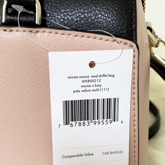 New💃Kate Spade Minnie Mouse duffel bag Satchel - Picture 8 of 9